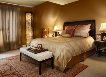 Luxury touches in this master bedroom inspire 