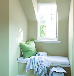 Cozy corner with Guilford Green