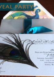 Custom Reveal Party Invite